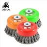 Bowl Knotted Cup Wire Brush Bristle Brush For Metal