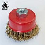 قرص فرشاة سلك فولاذي ملتوي